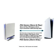 Avolusion HDDGEAR PRO X (White) 3TB USB 3.0 External Gaming Hard Drive for PS5 Game Console -