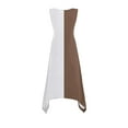 thumbnail image 6 of SMihono Women's Summer Sleeveless Color Block Dress V-Neck Irregular Hem Loose Fit Swing Dresses A-Line Short Dress Brown 6, 6 of 7