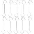 thumbnail image 1 of HLONK 10 Pcs S-shaped Hook Multifunction Bird Feeders Clothes Rack Stainless Steel Heavy Duty Plant Hanger, 1 of 5