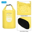 thumbnail image 3 of Uxcell 24L Waterproof Dry Bag, Dry Roll Top Lightweight Dry Storage Bag for Kayaking Camping, Yellow 2 Pack, 3 of 6