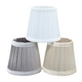 thumbnail image 3 of Shpwfbe household appliances Vintage Fabric Pleated Lampshade Table Desk Bed Lamp Cover Holder Chandelier, 3 of 3