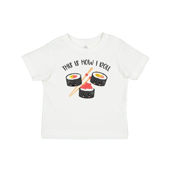 Inktastic Kawaii How I Roll Sushi Boys or Girls Baby T-Shirt