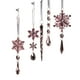 thumbnail image 5 of Colgante colgante de Navidad,Adornos de Decoraciones para árboles de Navidad, acrílico Decoración colgante Navidad interior,Copos de nieve transparentes con brillo, 5 of 8