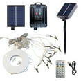 thumbnail image 2 of MORESEC 1Pcs Solar Umbrella Lights, 104 LED String Lights with Remote Control and Solar Panel Clip, 8 Lighting Modes 4 Brightness for Patio Umbrella, Waterproof Outdoor Tent Beach Camping Decor, 2 of 9