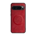 thumbnail image 2 of Dteck Magnetic Case for Google Pixel 8 Pro ,Slim Leather+TPU Case Compatible with MagSafe Shockproof Back Phone Cover for Google Pixel 8 Pro,Winered, 2 of 10