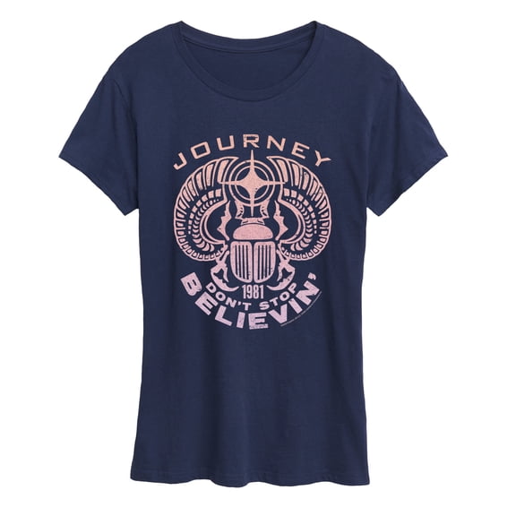 Journey - Scarab Don't Stop Believin' - Women's Short Sleeve Graphic T-Shirt