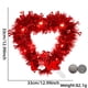 thumbnail image 3 of Guirnalda Decorativa En Forma de Corazón para San Valentín, 32 Cm, Iluminada, de Plástico Rojo, Resistente Al Agua y Al Sol | Suministros para Bodas, Compromisos, Aniversarios, Fiestas, Interiores y, 3 of 6