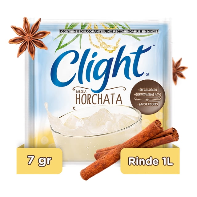 Polvo para preparar bebida Clight sabor a horchata 7 g