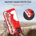 thumbnail image 3 of 13 fundas para teléfono, funda de TPU suave con diseño de Papá Noel y diseño navideño rojo para iPhone 13, para mujeres y niñas, con diseño de tren navideño, 3 of 5