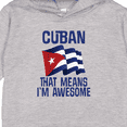 thumbnail image 3 of Inktastic Cuban Awesome Pride Toddler Hoodie, 3 of 4