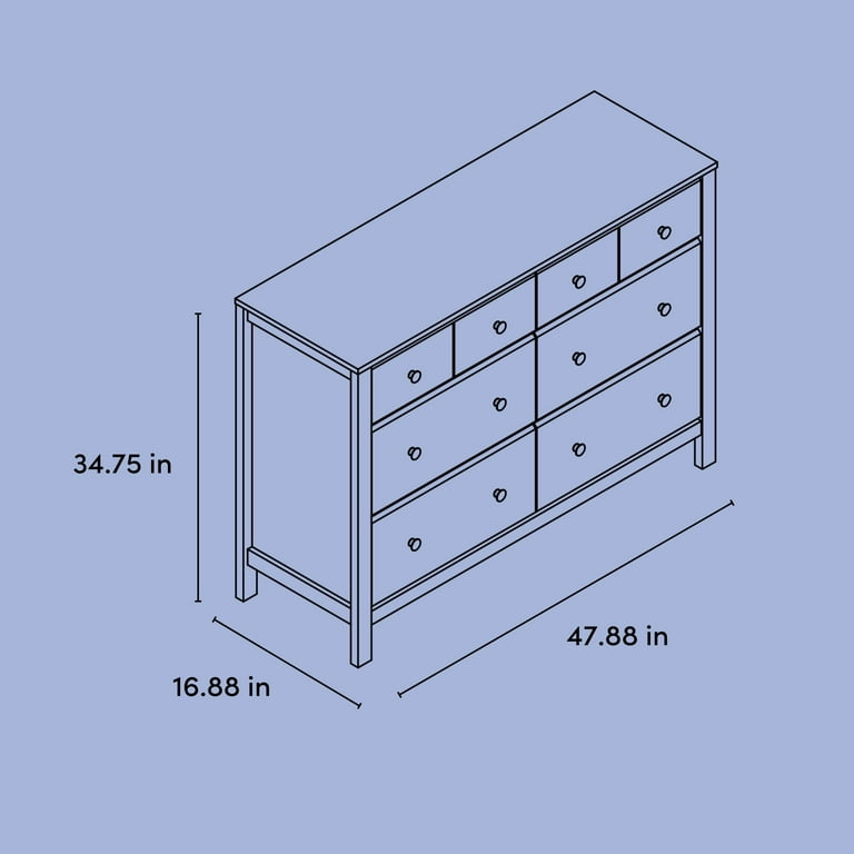 standard dresser dimensions Belwright 9 Drawer including two smaller top drawers that make it simple for kids to sort socks Ethnicraft Shadow Dresser