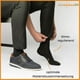 thumbnail image 4 of Pairs Of Socks For Men And Women Business Socks Black Cotton, 4 of 5