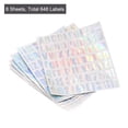 thumbnail image 3 of Uxcell Letter Alphabet Number Stickers, Reflective Glitter Silver 1 Inch 81 Count/Sheet,8pcs, 3 of 5