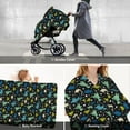 thumbnail image 6 of Car Seat Cover Baby - Dinosaur print A Carseat Covers Baby for Girl Boy, Lightweight Newborn Car Seat Canopy Breathable Soft Infant Car Seat Cover, 6 of 7