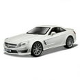 thumbnail image 2 of Mercedes SL 65 AMG Coupe White 1/24 Diecast Car Model by Bburago, 2 of 5