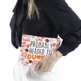 thumbnail image 4 of Bolsa de maquillaje WCGXKO Probablemente Headed Donut Lover Coffee Bag, 4 of 6