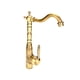 thumbnail image 1 of Garosa Grifo Mezclador de Tubería de Agua Fría Caliente Antiguo Retro Latón Sólido Grifo del Fregadero Con Un Solo Orificio Una Manija Lavabo Cabeza Para Baño de Cocina, 1 of 9