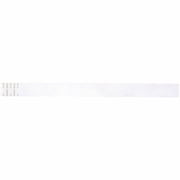 SICURIX Sequentially Numbered Security Wristbands, 3/4, Red, Pack of 100