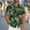 01 Army Green1, variant on Tshirts Shirts for Men Hawaiian Shirt Short Sleeve Tropical Vacation Button Down Beach Floral Palm Shirts