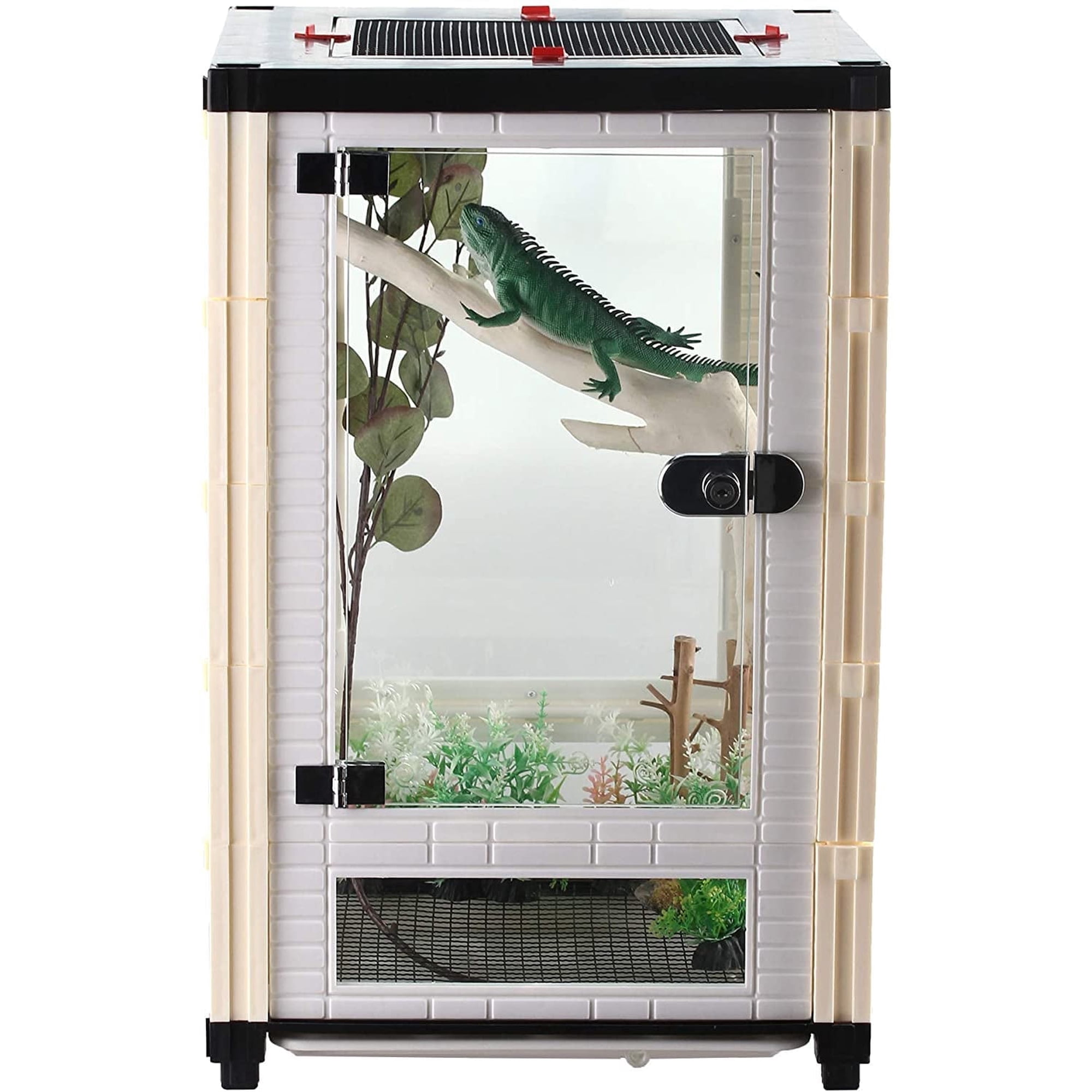 CRAPELLES 15.7x15.7x23.6 inches Bird Cage, Amphibian Habitat, Reptile Tank, Pet Box