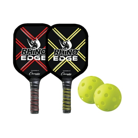 Champion Sports Wooden Pickleball Paddle Set (Best Paddle Ball Set)