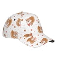 thumbnail image 6 of Picia Squirrel Giving A Gift pattern Trucker Low Profile Hat Men Women Baseball Cap Dad Hat Adjustable Unconstructed Plain Cap, 6 of 9