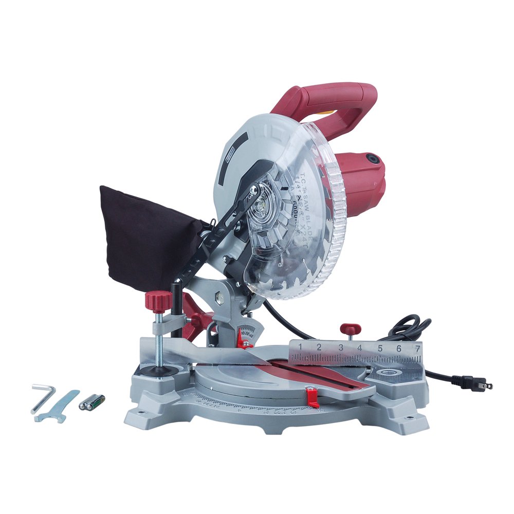 Professional Woodworker 8 1/4" Compound Miter Saw with Laser Guide