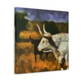 thumbnail image 2 of Longhorn in Expressionism - Canvas, 2 of 10