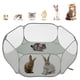 thumbnail image 1 of Corral para Mascotas Pawaboo para Animales Pequeños Impermeable con Estructura de Acero Gris, 1 of 8