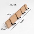 thumbnail image 5 of Wall coat hook coat hook Wall coat rack coat rack hook rack hanger - natural hook, 5 of 5