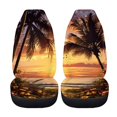 thumbnail image 5 of POLERO Palm Sunset Beach Design Front Seat Cover for Men, 2 Pack Vehicle Seat Covers Elastic Nonslip Car Seat Covers, 5 of 13