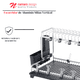 thumbnail image 3 of Escurridor De Platos De Aluminio Milan Namaro Design, 3 of 7