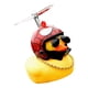 thumbnail image 3 of Adorno de pato amarillo con hélices de resina plástica, diseñado para casco de coche, patito para decoración, 3 of 12