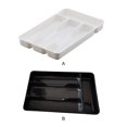 thumbnail image 4 of Naiovety El organizador de cajones de cocina fácil de limpiar de PP mantiene la higiene y el orden Fácil de limpiar apto para alimentos Mostrada Negro, 4 of 6