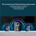 thumbnail image 4 of Bluetooth 5,0 Kit De Altavoces Altavoz Estéreo Usb Para Pc Smartphones Portátiles 3 Uds Monstrate EL013518-01, 4 of 6