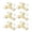 6 pack, variant on Gold Colored Top Door Hinges Elegant Golden Stoppers for Interior Exterior Use