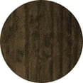 thumbnail image 1 of Ahgly Company Indoor Round Abstract Brown Contemporary Area Rugs, 5' Round, 1 of 4