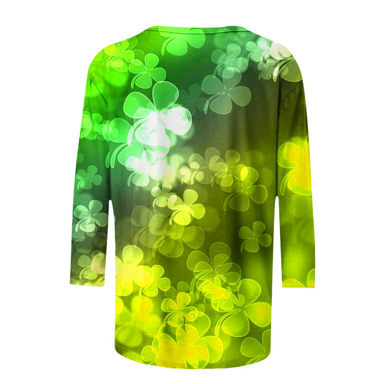 Long Sleeve St Patrick Day Shirts Women St Patricks Day Gift for Women Under  5 Dollars Green Shirts for Women Cute Long Sleeve Tops for Women St  Patricks Day Movies Shirt 