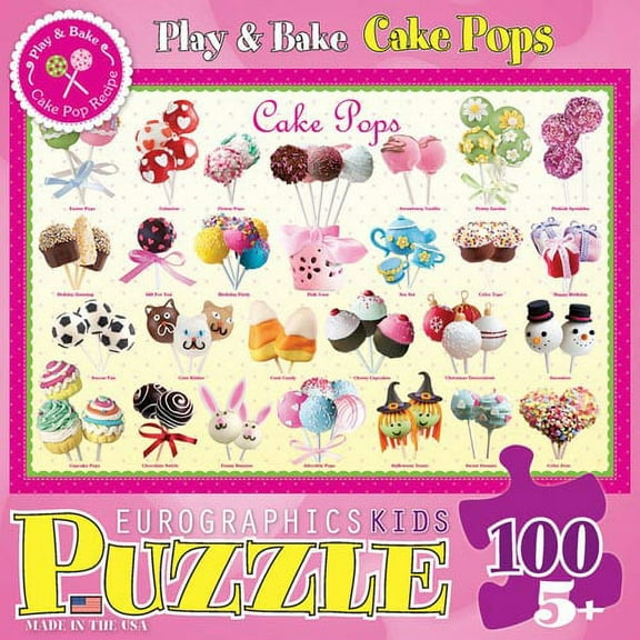 Cake Pops 100 Piece Puzzle Jigsaw Puzzle - 19X13