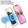 thumbnail image 3 of iPhone 13 Case, [Compatible with MagSafe] Heavy Duty Drop Rugged Shockproof Durable Frame Protective Anti-Scratch Bumper Case for Apple iPhone 13 6.1 Inch 2021 Release,Iceblue, 3 of 6