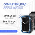 thumbnail image 3 of Correa para Apple Watch de Silicon, compatible con 42 mm / 44 mm / 45 mm / 49 mm. Modelo Ocean (Bicolor)., 3 of 3