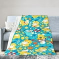 thumbnail image 2 of Psyduck Boys Girls Blanket Super Soft Cozy Warm Plush Throw Blanket, Lightweight Fuzzy Flannel Blankets for Couch Sofa Bed Travel and Camping Gifts 60"X50", 2 of 8