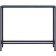 thumbnail image 3 of SEI Furniture Darrin 36" Glass Top Console Table in Gray, 3 of 11