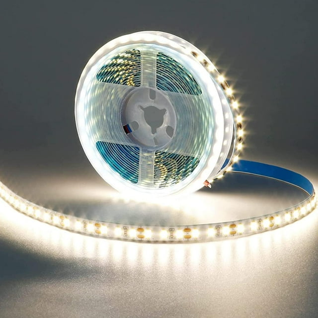 Tira LED KXZM Blanco Natural Flexible Alta Densidad 600LEDs SMD2835 para Decoración de Hogar