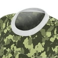 thumbnail image 6 of Green/Light Green Camo Abstract Pattern T-shirt for Women - Camo Color Code 0052, 6 of 6