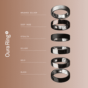 Oura Ring 5 Deep Rose Size 8 World's Smallest Smart Ring Sleep Activity Health Tracker
