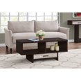 thumbnail image 2 of Monarch Specialties TABLE Basse - Expresso / TAUPE Bois Récupéré-Look, 2 of 5