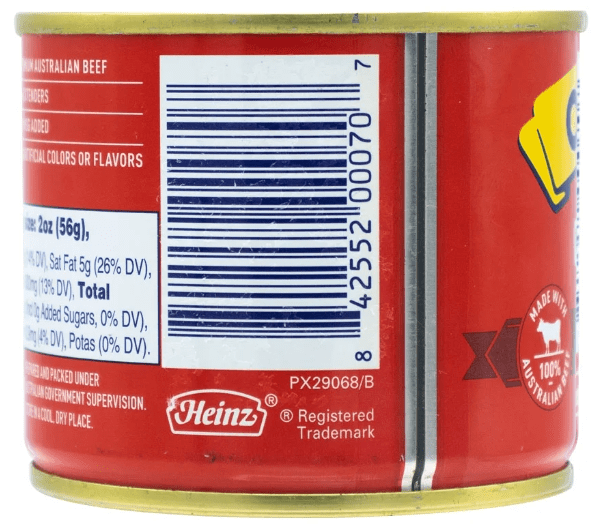 (6 pack) Ox & Palm Corned Beef Original Chunky Style, 7 oz Can