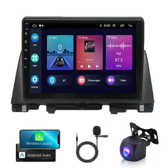 Android 13 Car Stereo Radio for Kia Optima K5 2016-2018, 10" Car Multifunctional Player Support Carplay Android Auto GPS Navigation WIFI Bluetooth Rear Camera 2GB RAM   32GB ROM, Black