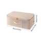 thumbnail image 3 of Bolsa de almacenamiento plegable debajo de la cama con ventana transparente | Organizador transpirable con cremallera para mantas, ropa y edredones | Contenedor plegable blanco con asas para, 3 of 6